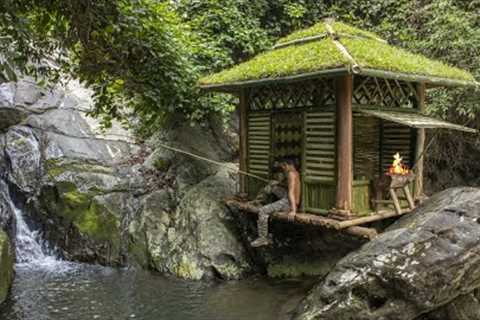 FULL VIDEO: My 15 days of building, solo survival, hunting and cooking in the rainforest