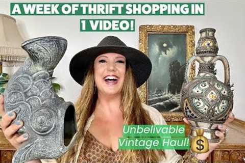IT WAS A GOOD WEEK THRIFTING! Let's Go Shop GOODWILL Garage Sale Estate Sale &amp; Barn Sale For..