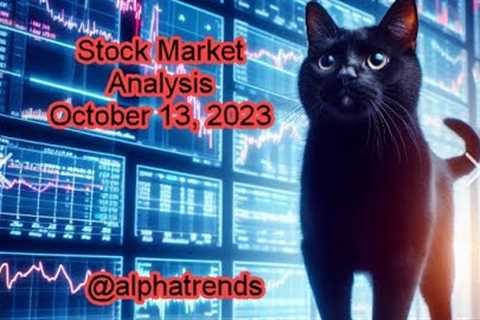 Stock Market Analysis 10/13/23 Alphatrends Anchored VWAP