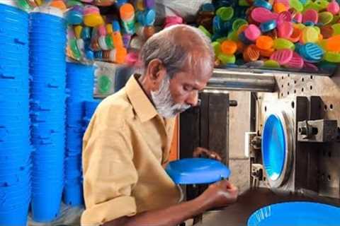 Plastic Household Items Making | Different Types Of Daily Used Plastic Products Manufacturing Unit.