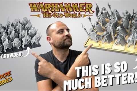 Getting ready for The Old World! Rebasing and making movement trays!