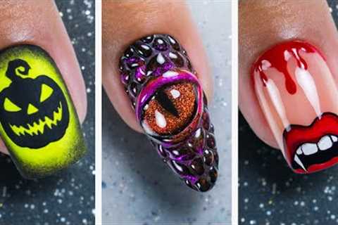 Top 5 Halloween Nail Art Ideas 2023 #tutorial