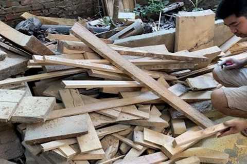 Talented Carpenter Turns Waste Wood Into Amazing Kitchen And Dining Tables/Woodworking Projects