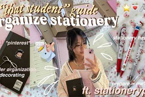 🩰📔 how to stay organised + aesthetic school supplies (ft. stationery pal haul) | folders &amp;..