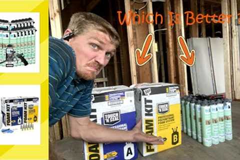 I Tried Out 2 Different DIY Spray Foam Kits