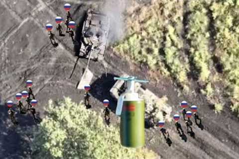 Horrifying Moment How Ukraine Drone Cripple 320 Russian Forces In Bakhmut