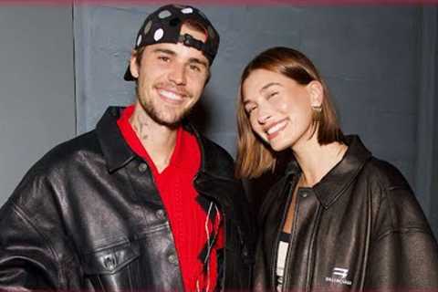 Justin and Hailey Bieber Flash Huge Smiles in Matching Jackets at Victoria Monét Concert