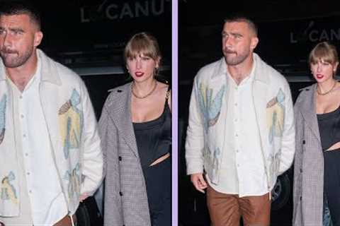 Taylor Swift and Travis Kelce HOLD HANDS After Surprise SNL Cameos