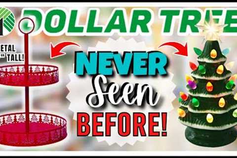 *NEW* DOLLAR TREE HAUL Finds TOO GOOD to PASS UP! Christmas &amp; HIGH END Decor! OCTOBER 2023..