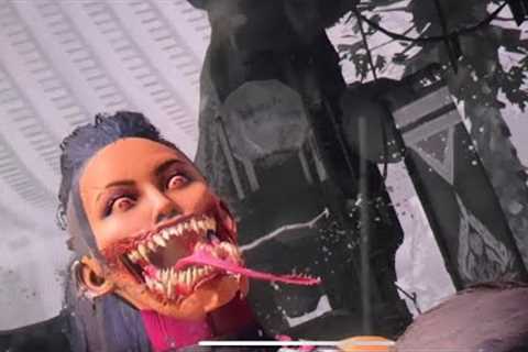 Mortal Kombat 1 on nintendo switch patch Mileena fatality on Johnny Cage