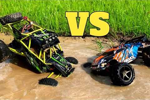 Wltoys 12427 vs Traxxas E Revo | Remote Control Car | RC Car In Water