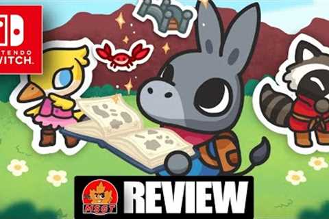A TINY STICKER TALE Nintendo Switch Review | Cozy Indie Puzzle Adventure Game