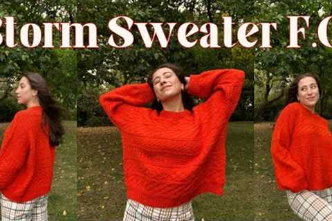 Pattern Review / Storm Sweater by Petite Knit and my DIY Hat Knitting Pattern for Fall
