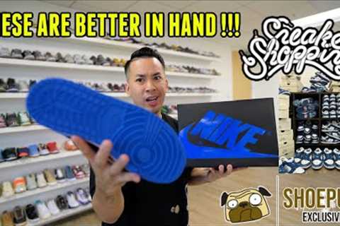THESE ARE WAY BETTER IN HAND !!! SNEAKER SHOPPING CRAZY SNEAKER STORE IN CALI @SHOEPUGS