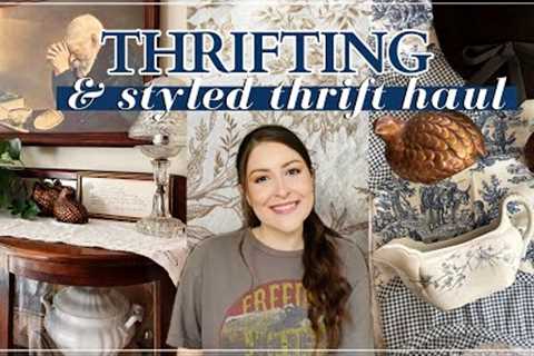 GOODWILL THRIFTING FOR HOME DECOR! STYLED THRIFT HAUL! | Goodwill, Goodwill Bins
