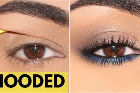 The Unbelievable Effect of Blue Eyeshadow on Hooded Eyes!