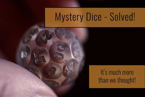 Mystery of Odd, Antique Dice - Solved!