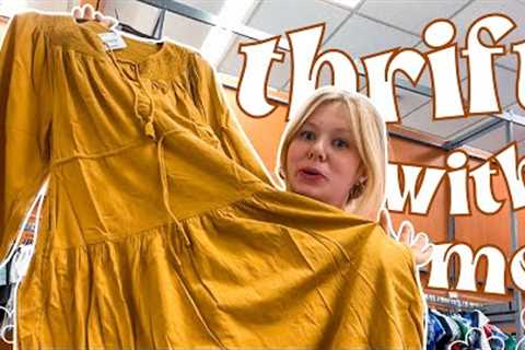 THRIFT WITH ME | thrifting for maternity, fall, and keeping my personal style | WELL-LOVED