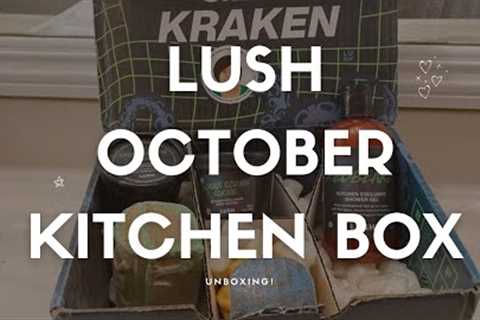 🛁 LUSH October Kitchen Box Subscription UNBOXING 🎁