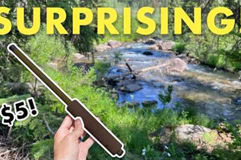 Is This Unique $5 AliExpress Rod Any Good?? (Tenkara Fly Fishing)