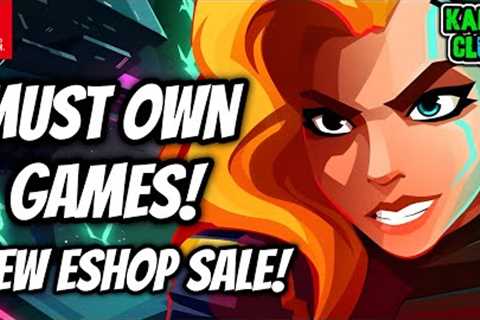 MUST OWN GAMES! NEW Nintendo Switch Eshop Sale! The BEST Deals!
