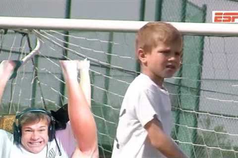 reacting my old Soccer highlights