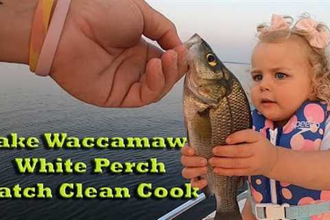 Fishing Lake Waccamaw for White Perch (Catch Clean Cook)