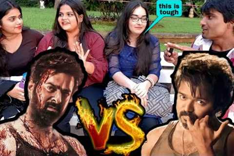 LEO  VS  SALAAR, Which Movie Will Be Bigger Hit Public Reaction, Prabhas OR Thalapathy Vijay trailer