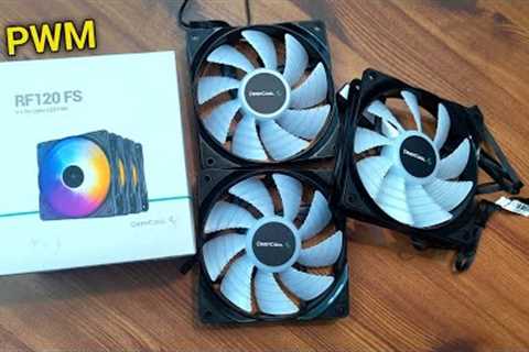 DEEPCOOL RF120 FS 120mm Case Fan 3-in-1 Pack Unboxing Testing