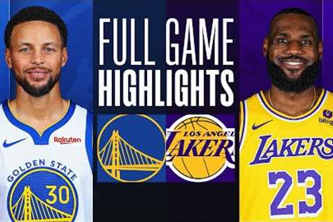 WARRIORS at LAKERS | NBA PRESEASON FULL GAME HIGHLIGHTS | October 13, 2023