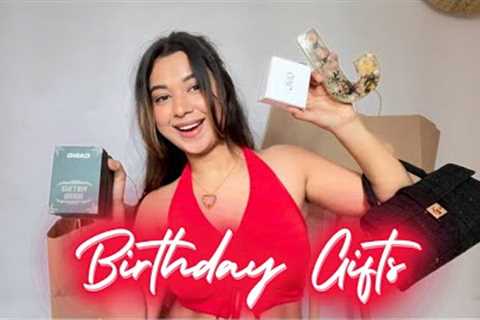 Unboxing my birthday gifts || Gifts inspiration for women || The Vogue Chic ||