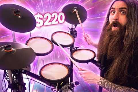 The CHEAPEST Electronic Drum Kit I’ve Ever Played