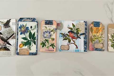 Craft with me #whatsinmybox | Random ephemera making session EP 36
