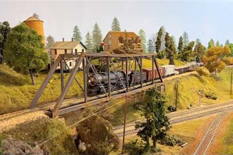 HO Scale model trains at the Lake County Model Railroad club