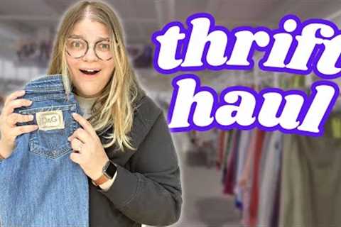 This Thrift Store 50% Off SALE WAS A GOLDMINE!! 👀 Huge Thrift Haul to Resell Online!