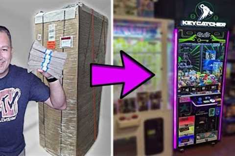 Unboxing Our NEW Claw Machine For The Game Store!