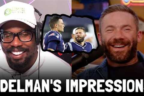 Julian Edelman Impersonates Tom Brady, Gronk, and Bill Belichick | The Voncast