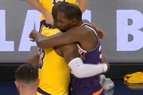LeBron James and Kevin Durant show love before first matchup in 5 years