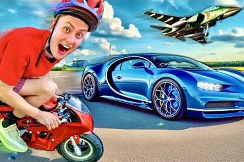 I Tried The World’s Fastest vs Slowest Vehicles!!