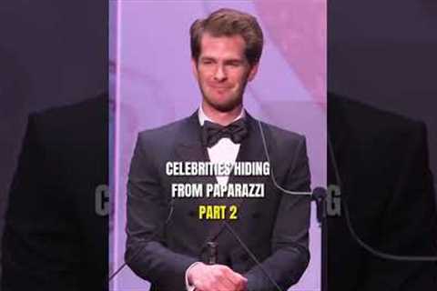 Celebrities hiding from paparazzi#celebrities