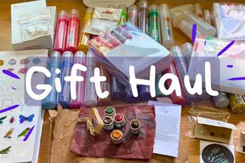 Unexpected Art Supply Treasures: Viewer Gift Haul Unboxing