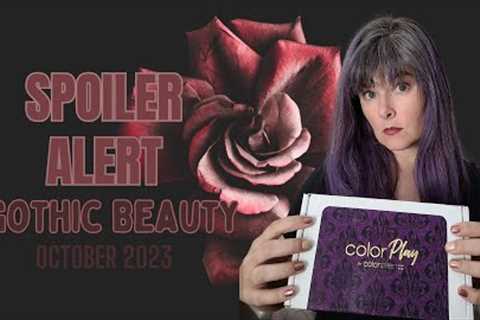 Color Street ColorPlay Subscription Box - Facebook Unboxing - Gothic Beauty October 2023