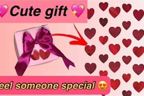 Birthday ,anniversary ,valentines gift Idea || Cute gift 🎁 idea || how to make a box ||