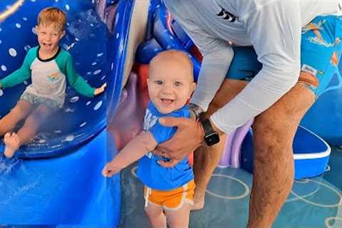 Disney Fantasy Halloween Cruise! | Palo Brunch, Baby's First Splash Pad &amp; Dinner In The Room!