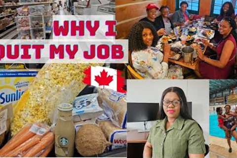 Canada Vlogs: Grocery Shopping with Me | Resigned From My Second Job In Canada and Way Forward