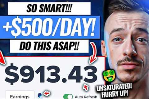 Smart Way To Earn $500/DAY Online (NOBODY IS DOING THIS!) Passive Income + Fast Cash!