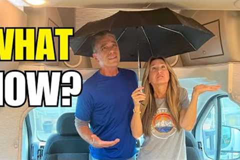 Water Leak RV Problem and Repair - Our 1st Roof Leak
