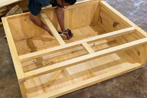 DIY Wood Projects // Full Time Make Shoes Cabinet