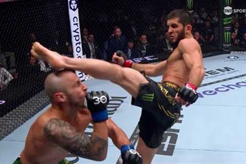 Islam Makhachev vs. Alexander Volkanovski 2 FULL FIGHT KNOCKOUT