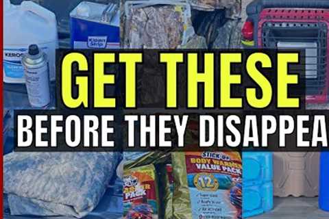 DON'T WAIT to Stockpile These 13 Items